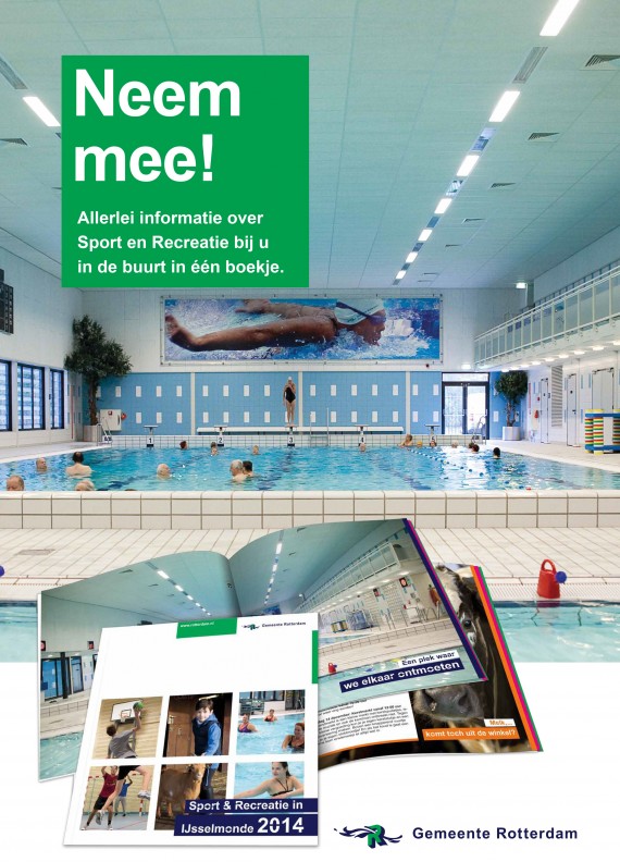 Poster "Sport en recreatie in IJsselmonde"