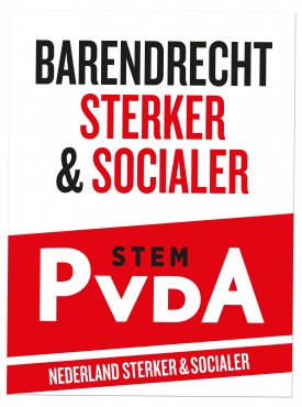 3 posters PvdA - Barendrecht