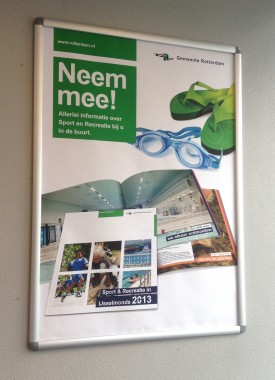 Vormgeving Poster "Sport en recreatie in IJsselmonde"